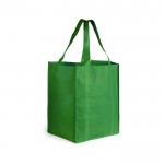 Grand sac avec logo non tissé 80g/m2 couleur vert