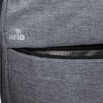 Sac pour ordinateur avec protection RFID couleur gris deuxième vue
