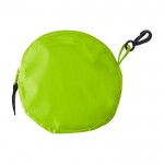 Sac à provisions pliable en polyester 190T avec crochet couleur vert clair première vue