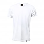 T-shirt personnalisé écologique RPET 135g/m2 couleur blanc