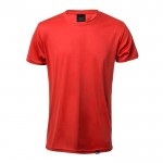 T-shirt personnalisé écologique RPET 135g/m2 couleur rouge