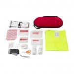 Kit de premiers secours pour les entreprises couleur rouge troisième vue