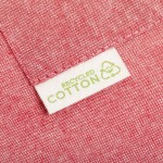 etiquette tablier en coton recyclable