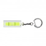 Porte-clés en plastique avec niveau couleur transparent première vue