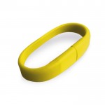 Bracelet USB personnalisable jaune
