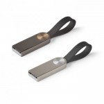 Clé USB en métal avec sangle en silicone deux modèles