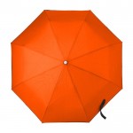 Parapluie pliant automatique avec housse couleur orange première vue