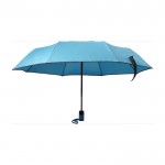 Parapluie pliant automatique avec housse couleur bleu ciel première vue