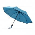 Parapluie pliant automatique avec housse couleur bleu ciel sixième vue