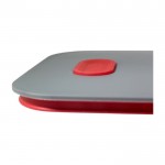 Boîte à lunch avec diviseur et support couleur rouge vue alternative