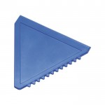Gratte-neige personnalisable en triangle couleur bleu première vue