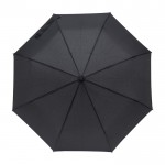 Parapluie automatique 8 panneaux en pongée 190T, housse Ø96 couleur noir troisième vue