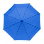 Parapluie automatique 8 panneaux en pongée 190T, housse Ø96 couleur bleu roi première vue