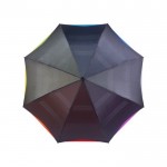 Parapluie réversible arc-en-ciel couleur multicolore troisième vue