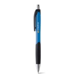 Moderne stylo pour entreprises couleur bleu avec logo