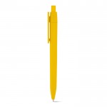 Stylo classique et solide coloré couleur jaune