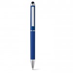 Joli stylo en plastique pour entreprises couleur bleu