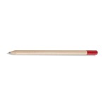 Crayon personnalisé avec détails de couleurs couleur rouge