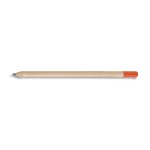 Crayon personnalisé avec détails de couleurs couleur orange