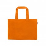 Sac 50% coton recyclé à anses longues 280 g/m² couleur orange première vue