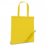 Amusant sac cabas publicitaire couleur jaune