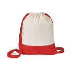 Superbe sac en toile à personnaliser couleur rouge