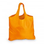 Sac shopping pliable personnalisable coloré couleur orange deuxième vue