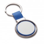 Porte-clé rotatif pour entreprise couleur bleu
