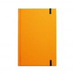 Carnet avec couverture fluorescente couleur orange deuxième vue
