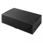 Ceinture personnalisée avec le logo couleur noir dans une boîte