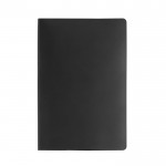 Carnet A5 en papier-pierre résistant à l'eau, pages unies couleur noir première vue