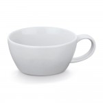 Set de thé 2 en 1 avec une théière et une tasse couleur blanc troisième vue
