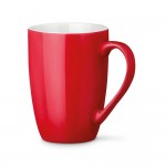 Tasse personnalisée moderne de 370 ml couleur rouge