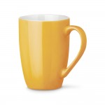 Tasse personnalisée moderne de 370 ml couleur jaune