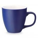 Mug publicitaire de couleur mate de 450 ml couleur bleu