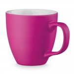 Mug publicitaire de couleur mate de 450 ml couleur rose