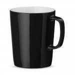 Mug imprimé avec le logo de l'entreprise couleur noir