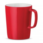Mug imprimé avec le logo de l'entreprise couleur rouge