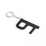 Porte-clés anti-contact personnalisable couleur noir