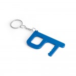 Porte-clés anti-contact personnalisable couleur bleu roi