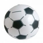 Ballon gonflable de style football rétro couleur noir