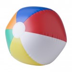 Ballon de plage en PVC bicolore, coloris au choix couleur multicolore première vue