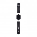 Smartwatch multifonction sans fil, bracelet réglable et USB couleur noir première vue