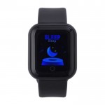 Smartwatch multifonction sans fil, bracelet réglable et USB couleur noir cinquième vue