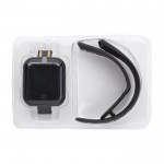 Smartwatch multifonction sans fil, bracelet réglable et USB couleur noir septième vue