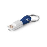 Porte-clé USB avec connexion USB/IOS couleur bleu