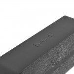 Enceinte Bluetooth en ABS moderne couleur gris foncé deuxième vue
