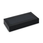 Batterie portable personnalisable 16.000mAh couleur noir dans une boîte