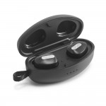 Écouteurs sans fil avec boîte de chargement couleur argenté