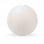 Ballon de plage personnalisé translucide couleur blanc